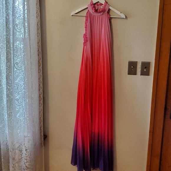 Paintcolors ombre maxi dress - pinks, purple - Picture 4 of 15